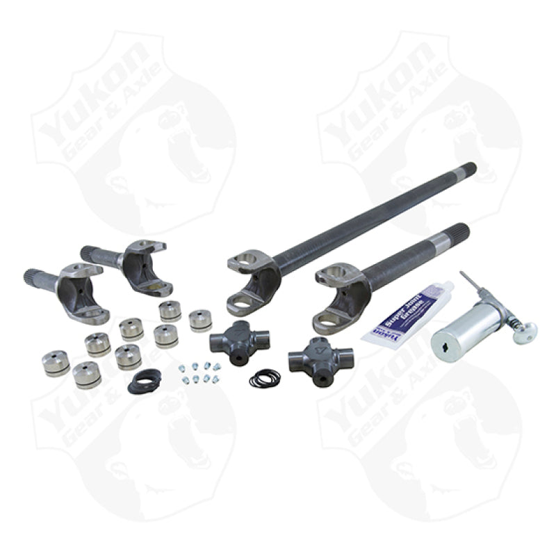 Yukon Gear & Axle YA W24120 Front 4340 Chrome-Moly Axle Kit For 79-87 GM 8.5in 1/2 Ton Truck and Blazer