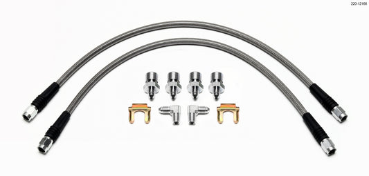 Wilwood Flexline Kit Front 1965-1969 Ford Mustang - #220-12168