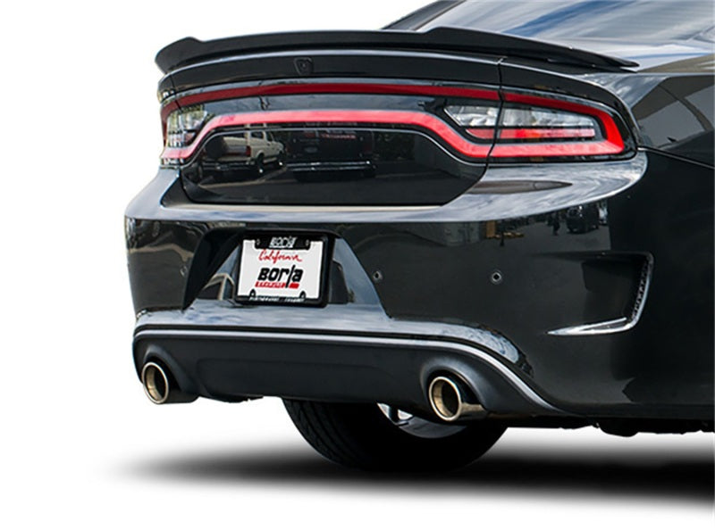 Borla 140667 2015 Dodge Charger Hellcat 6.2L V8 ATAK Catback Exhaust w/ Valves No Tips Factory Valance - #140667