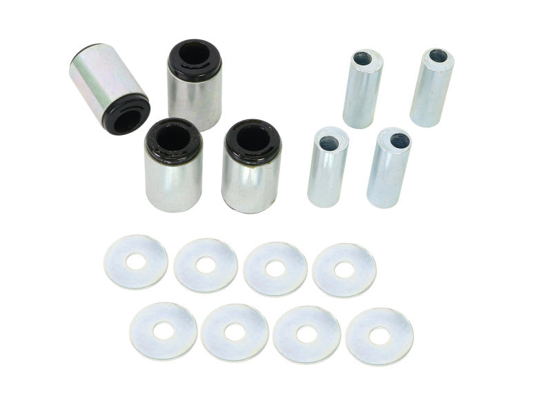 Whiteline W53273X Front Lower Inner Offset Bushings for 2005-2027 Nissan Frontier, 2004-2015 Nissan Titan, 2005-2015 Nissan Armada and More