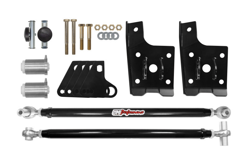 UMI Performance 2628-B Leaf Spring Traction Bars Black for 1970-1981 GM F-Body
