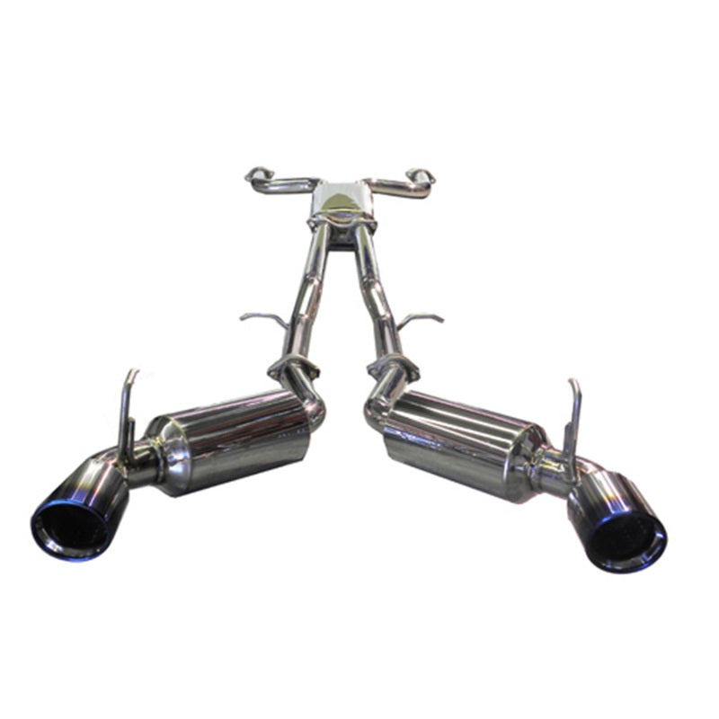 Injen 03-08 350Z Dual 60mm SS Cat-Back Exhaust w/ Built In Resonated X-Pipe - #SES1987TT