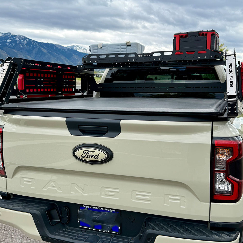 Rock Slide Engineering for 19-26 Ford Ranger Overland Deluxe Rack (3 Boxes)