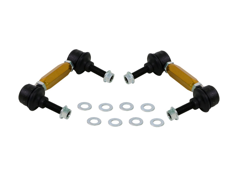 Whiteline KLC141 Rear Sway Bar Link Kit Adjustable Ball End Links