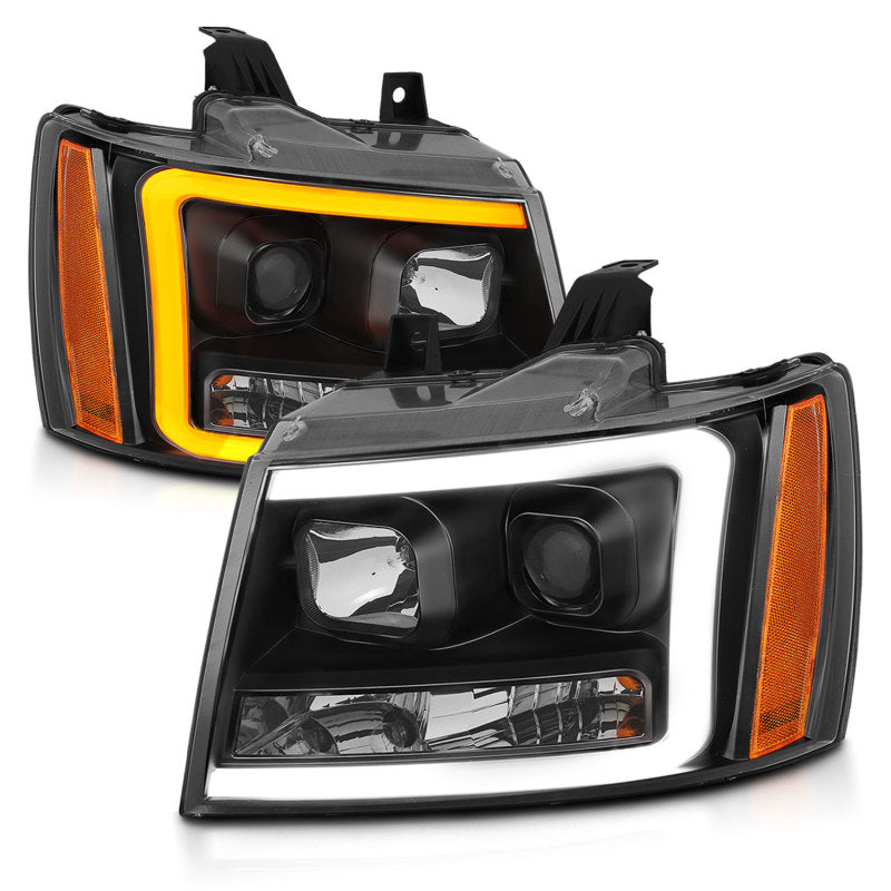 ANZO 2007-2014 Chevrolet Suburban 1500 LED Projector Headlights