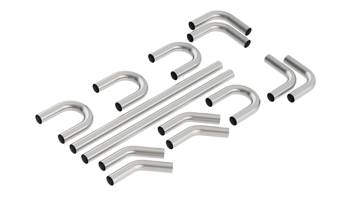Borla 60592 Hot Rod Builder Kit 3 in OD T-304 Stainless Steel