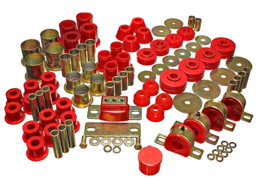 Energy Suspension for 1973-1980 Chevy Red Hyper-Flex Master Bushing Set 3.18109R