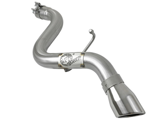 aFe MACH Force-Xp Axle-Back Exhaust System w/Polished Tip 18-20 Jeep Wrangler L4-2.0T / V6-3.6L - #49-48070-1P