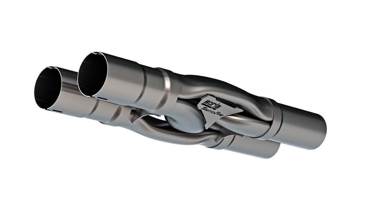 Borla 60745 SwitchFire X-Pipe 2.5 in ID Inlets 2.5 in OD Outlets Notched