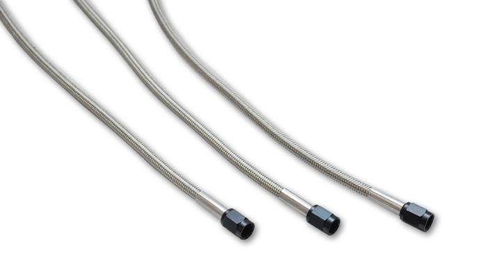 Vibrant Universal Oil Feed Kit 3ft Teflon lined S.S. hose with two -3AN female