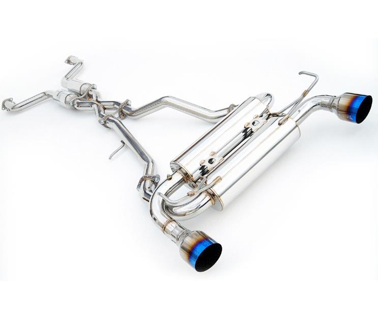 Invidia HS03IG3GIT 03-07 Infiniti G35 Coupe Gemini Single Layer Titanium tip Cat-back Exhaust