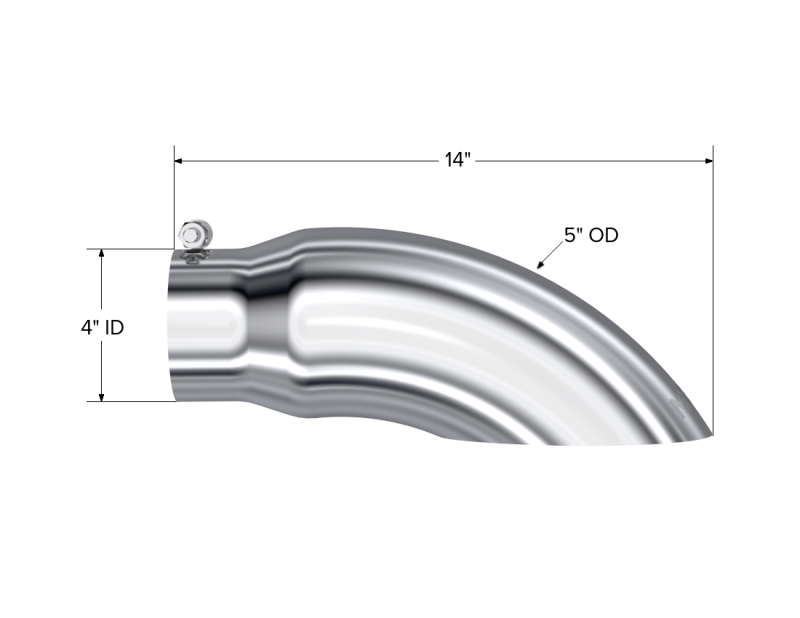 MBRP T5086 14in Universal Exhaust Tip