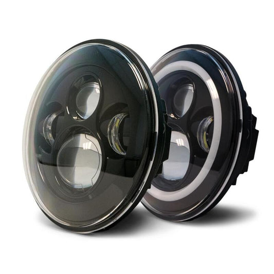 DV8 Offroad 07-18 Jeep Wrangler JK LED Projector Headlights - #HL7JK-01