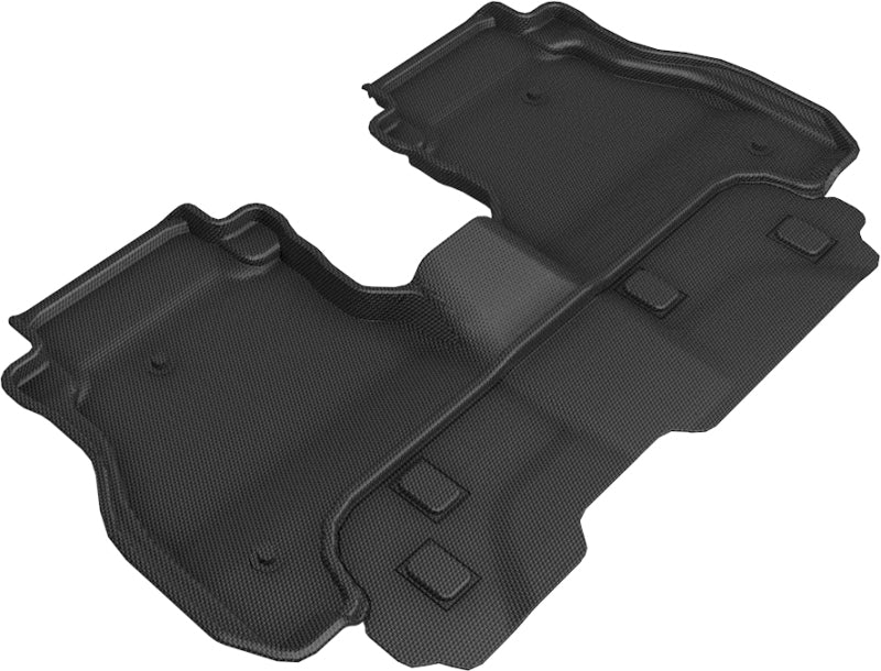 3D MAXpider Kagu Rear Floor Mats for 2020 Jeep Gladiator JT