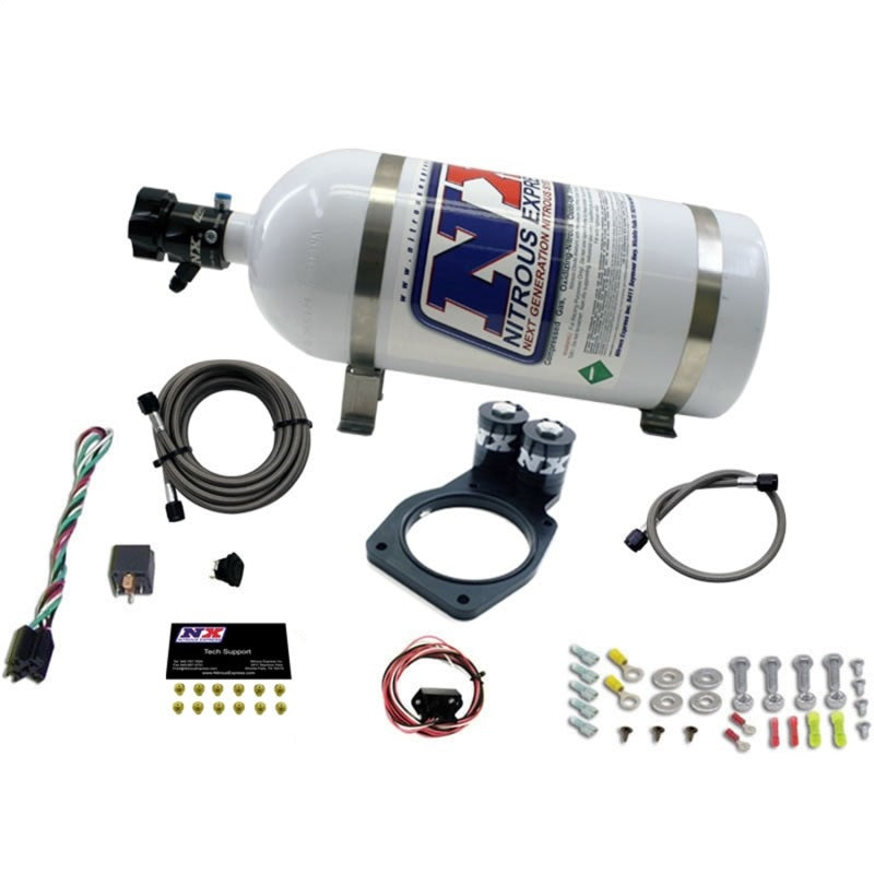 Nitrous Express Nitrous Plate (50-150HP) w/10lb Bottle for 10-15 Chevy Camaro