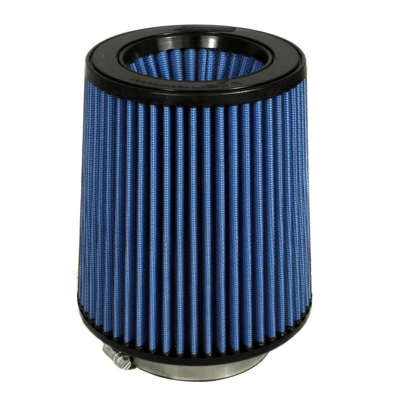 Injen Nanofiber Dry Air Filter - 4in Flange Dia / 6 1/2in Base / 7in Tall / 5 3/8in Top - #X-1026-BB