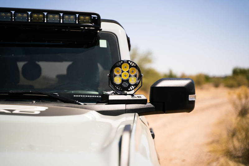 DV8 21-22 Ford Bronco A-Pillar Pod Light Mounts - #LBBR-02