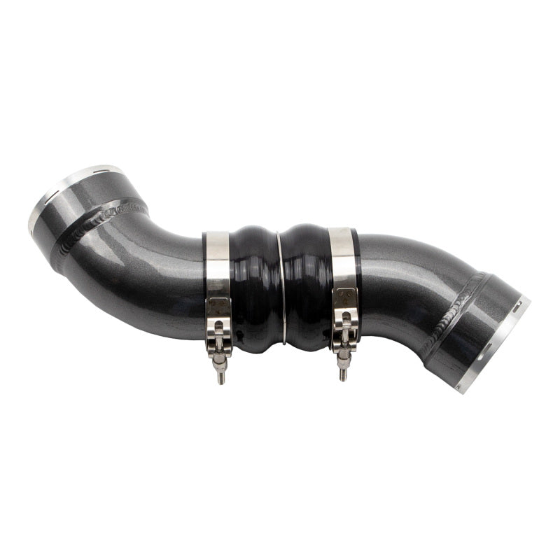 Wehrli Custom Fabrication WCF100367-GB Passenger Side 3.5in Intercooler Pipe Gloss Black for 2006-2010 Chevrolet Silverado / GMC Sierra 2500 HD / 3500 HD Duramax