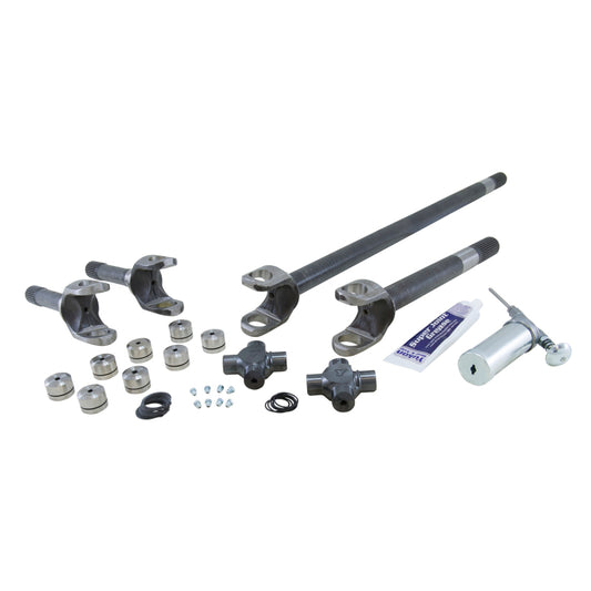 Yukon Gear & Axle ZA W24128 USA Standard 4340 Chrome-Moly Replacement Axle Kit For 1971-1980 Scout / Dana 44 with Super Joints