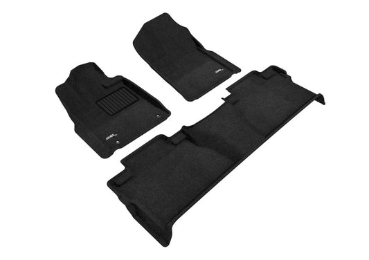 3D MAXpider Elegant Front & Rear Floor Mats for 2014-2021 Toyota Tundra