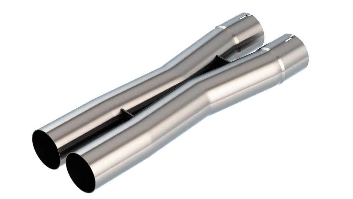 Borla 621105 Universal X-Pipe 2.75 in (26.98 in Overall Length)