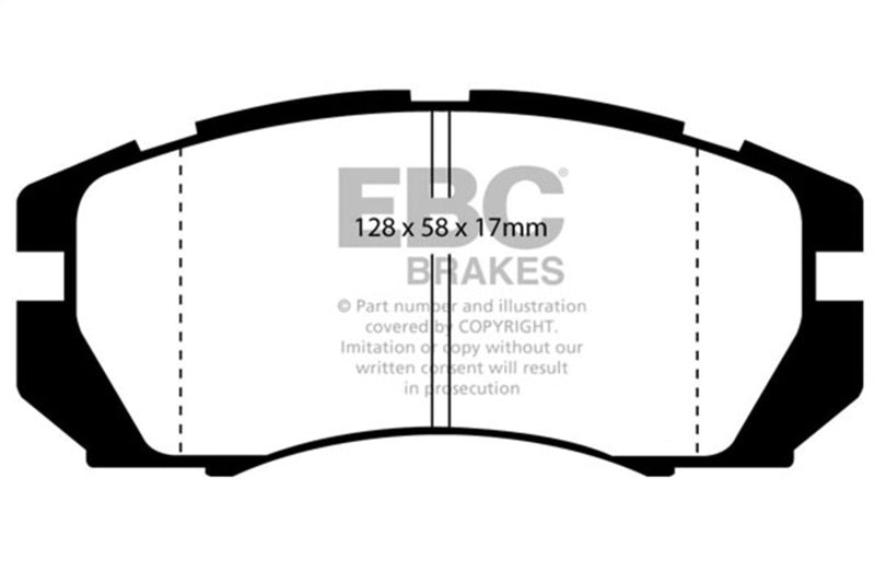 EBC 95-96 Subaru Impreza 2.2 Bluestuff Front Brake Pads DP5966NDX