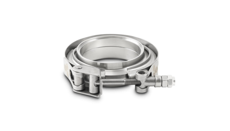 Vibrant T304 SS V-Band Flange Assembly for 1.5in O.D. Tubing incl 2 V-Band