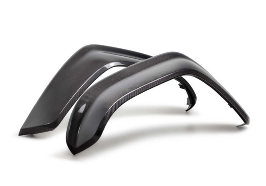 Ford Racing for 2022-2024 Ford Bronco Raptor Carbon Fiber Front Fender Flare Set - Gloss Finish