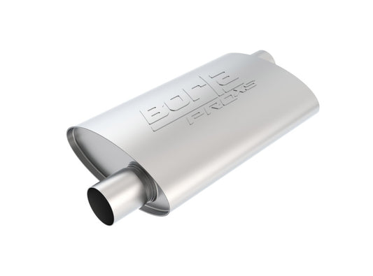 Borla 40351 Pro-XS 2.25in Tubing 14in x 4in x 9.5in Oval Offset/Offset Muffler - #40351