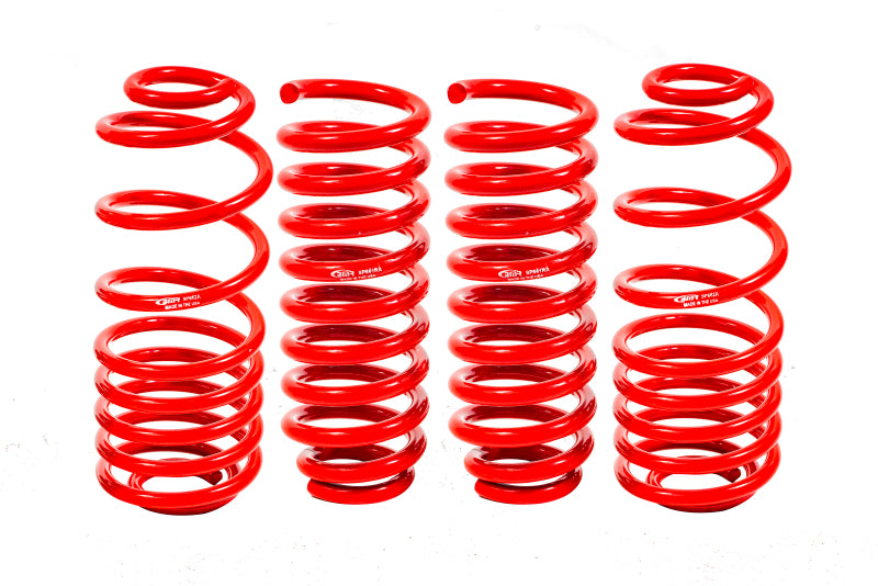 BMR 2002-2009 Trailblazer Lower Springs Set of 4 2in-3in Drop Red