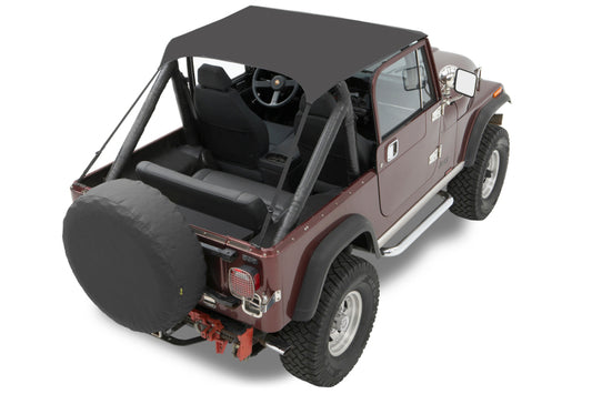 Bestop 76-86 Jeep Cj7 Traditional Bikini (Black Crush)