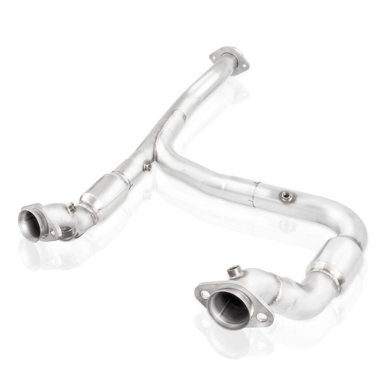 Stainless Works for 2015-2020 F-150 3.5L Downpipe 3in High-Flow Cats Y-Pipe Factory Connect