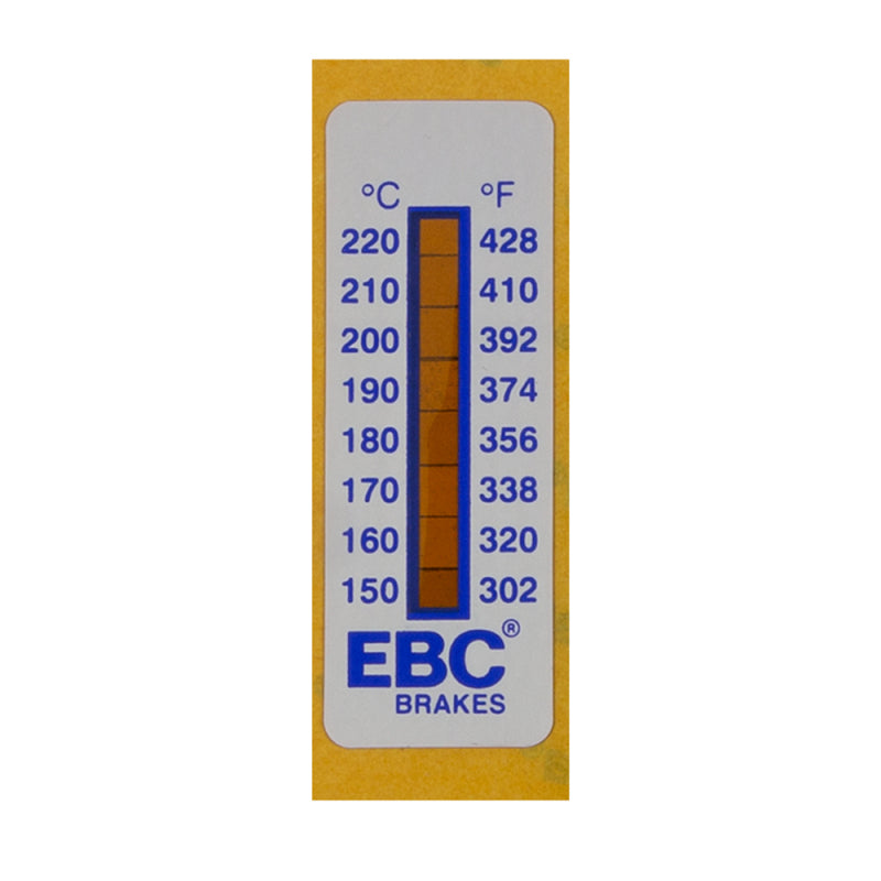 EBC Racing Level Caliper Temperature Strips (8 Pack) TS001