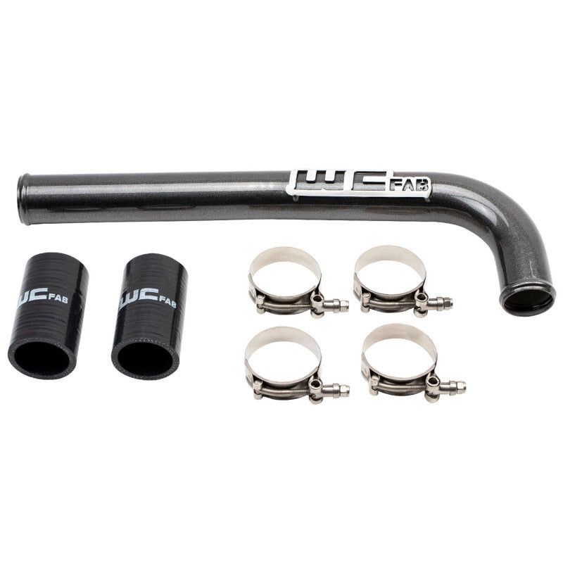 Wehrli Custom Fabrication WCF100517-GM Upper Coolant Pipe Gun Metal for 2010-2018 Dodge Ram / Ram 2500 / 3500 6.7L Cummins