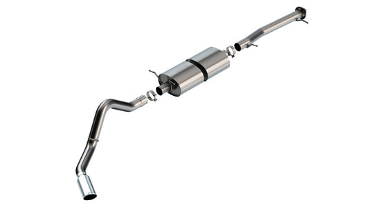 Borla 140833 20-22 Chevrolet/GMC Silverado/Sierra 6.6L T-304 SS Cat-Back S-Type Exhaust - Brushed - #140833