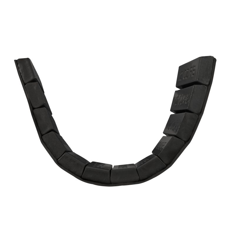 Counteract SAWT-B12R 1/2oz Trapezium Steel Adhesive Wheel Weight Roll Black 300 Pieces 150oz