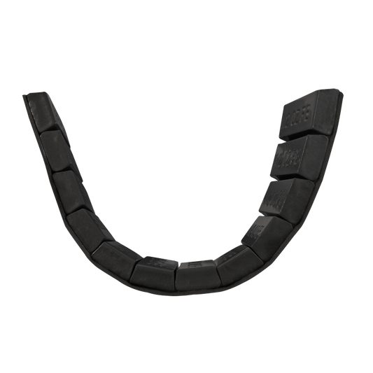 Counteract SAWT-B12R 1/2oz Trapezium Steel Adhesive Wheel Weight Roll Black 300 Pieces 150oz