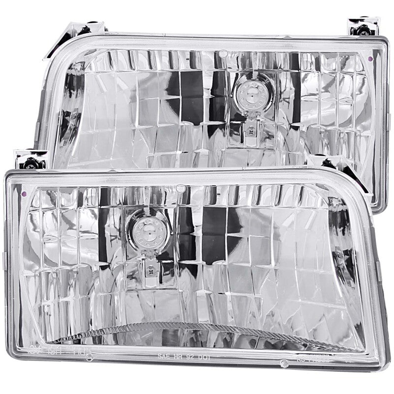 ANZO 1992-1998 Ford F-250 Crystal Headlights