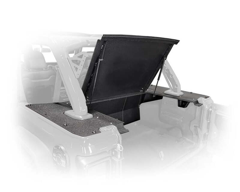 DV8 Offroad 2018+ Jeep Wrangler JL 4 Door Rear Storage Cover - #JLRS-01