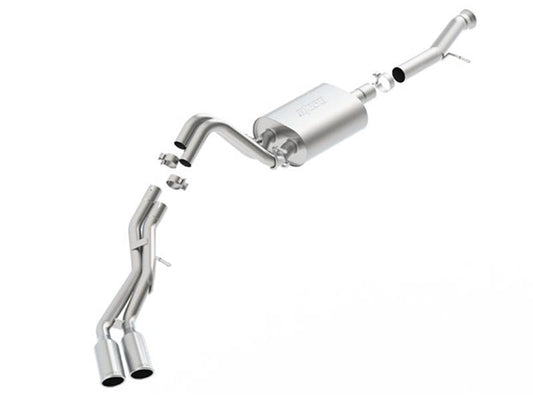 Borla 140652 2015 Cadillac Escalade/Yukon Denali 6.2L V8 AT 2WD/4WD Split Side Exit SS S-Type CB Exhaust - #140652