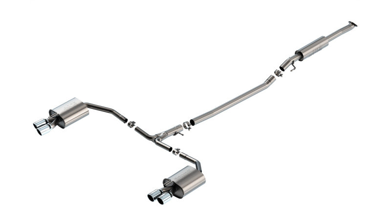 Borla 140891 Cat-Back Exhaust System S-Type for 2021-2024 Kia K5 GT (2.5L I4)