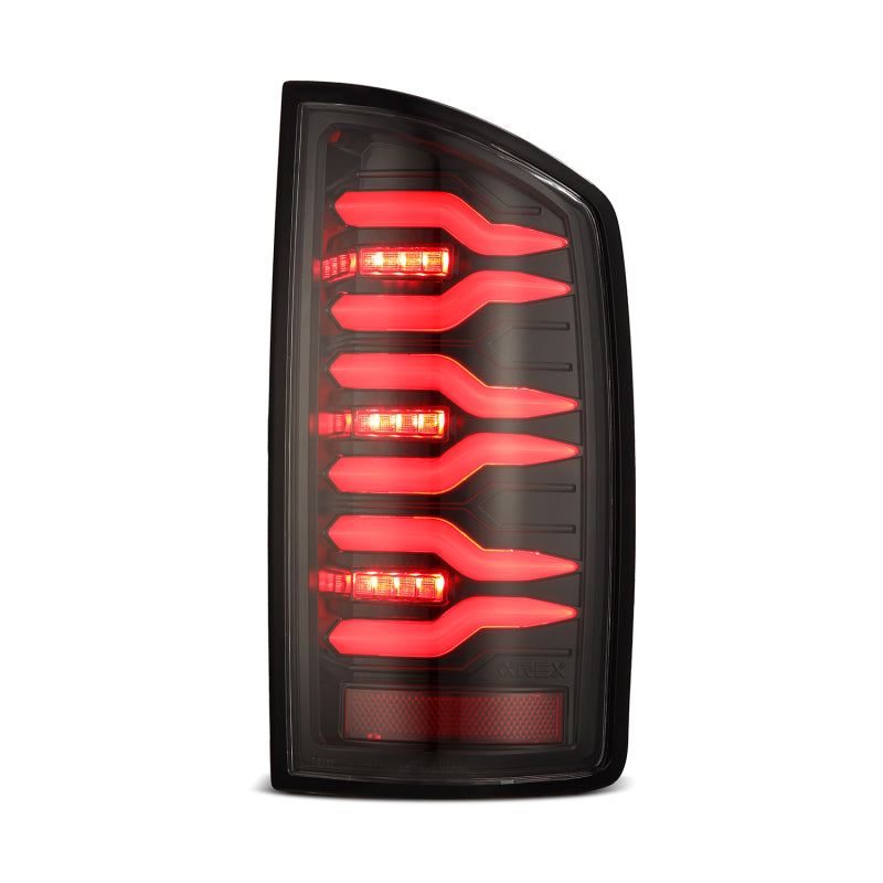 AlphaRex 641020 02-06 Dodge Ram1500/03-06 Dodge Ram 2500/3500 Truck LUXX-Series LED Tail Lights Alpha-Black