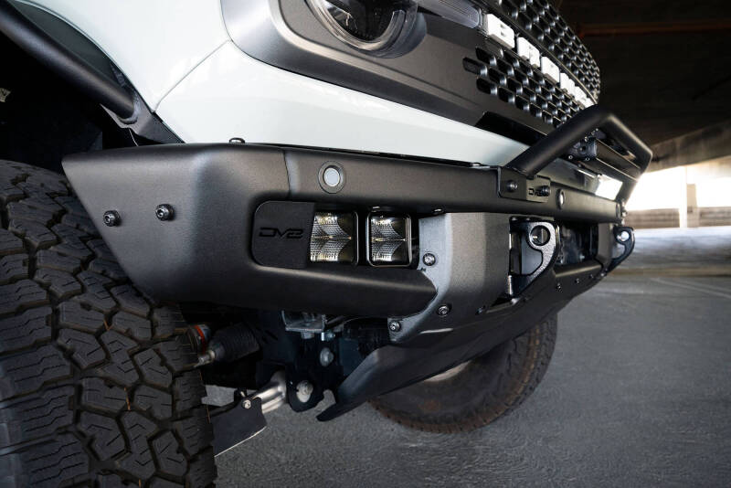 DV8 Offroad 21-22 Ford Bronco Factory Bumper Pocket Light Mount (Pair) 3in LED Pod Lights - #LBBR-05