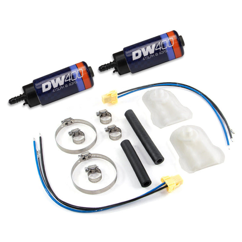 DeatschWerks 415LPH DW400 In-Tank Fuel Pump w/ 9-1049 Install Kit 99-04 Ford 150 Lightning