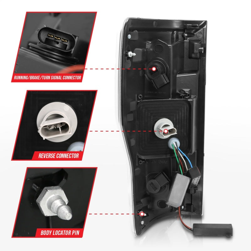 ANZO 2017-2019 Ford F-250 Super Duty LED Taillights
