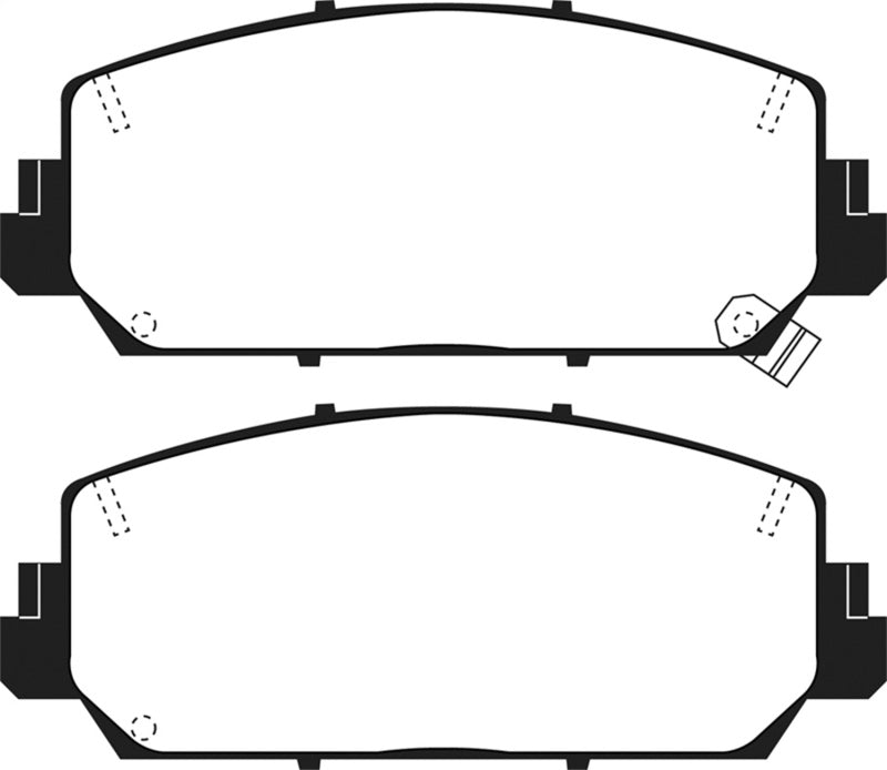 EBC 16+ Acura ILX 2.4 Yellowstuff Front Brake Pads DP43049R