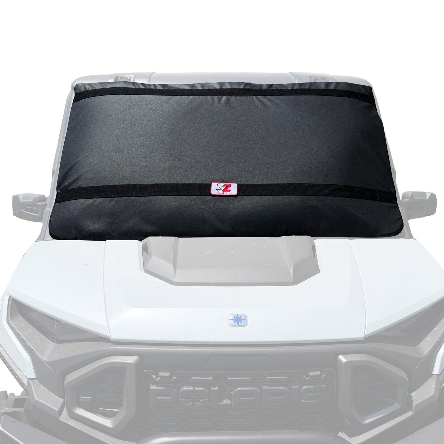 Seizmik 24+ Polaris Ranger XD 1500 Windshield Protector - Black 66-10125
