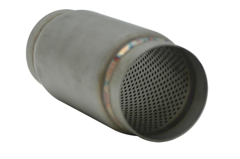 Vibrant SS Race Muffler 3in inlet/outlet x 5in long