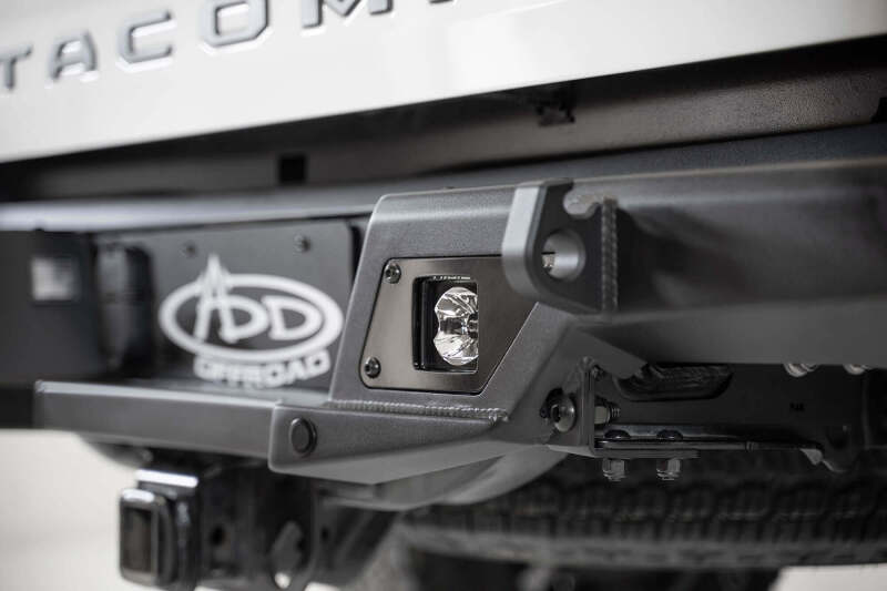 Addictive Desert Designs for 16-19 Toyota Tacoma Stealth Fighter Rear Bumper w/ Backup Sensor Cutouts