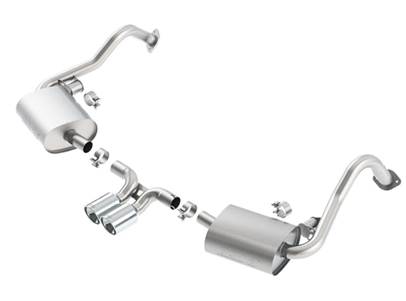 Borla 140534 14-15 Porsche Cayman/Boxster (981) RWD 2Dr Dual Center Rear Exit Catback 4in Tip Exhaust Sys - #140534